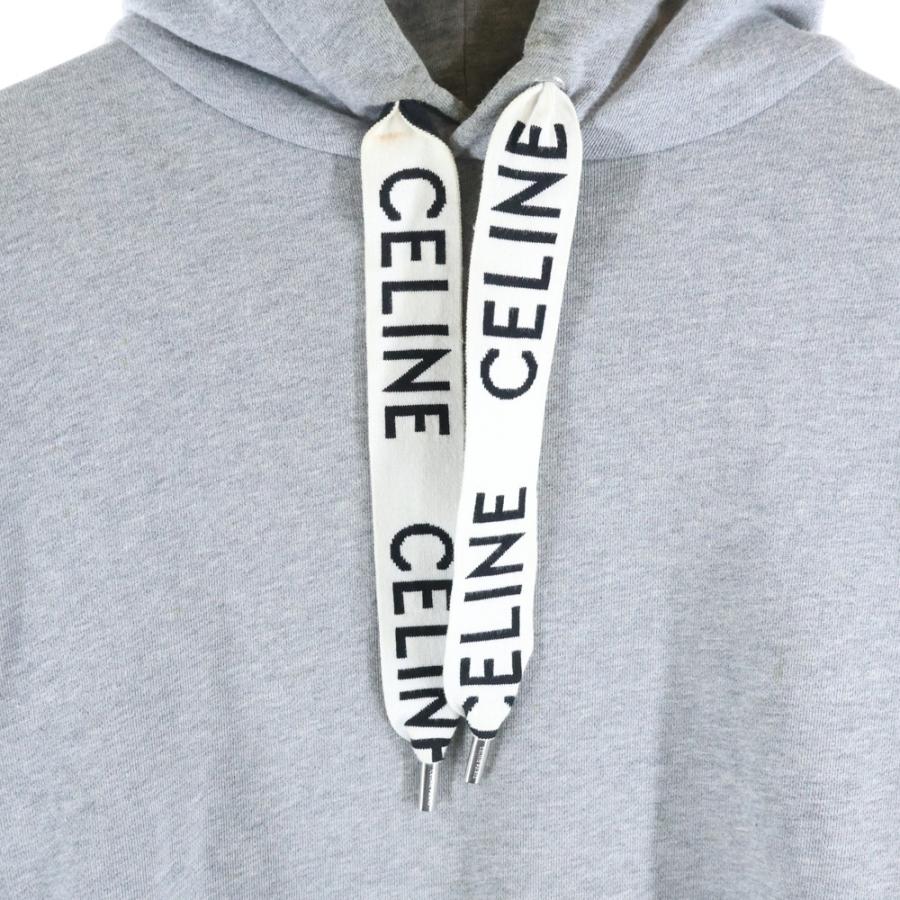 CELINE（セリーヌ） 21AW ルーズフーディー ドローコード ロゴ 