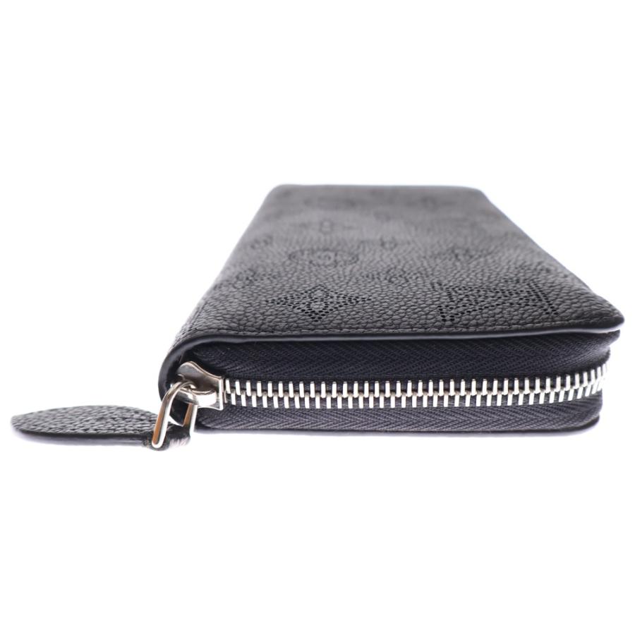 美品　 ルイヴィトン　マヒナ　ジッピーウォレット　黒　長財布　財布　ブラック 2 LOUIS VUITTON（ルイ・ヴィトン） モノグラムマヒナ ジッピー