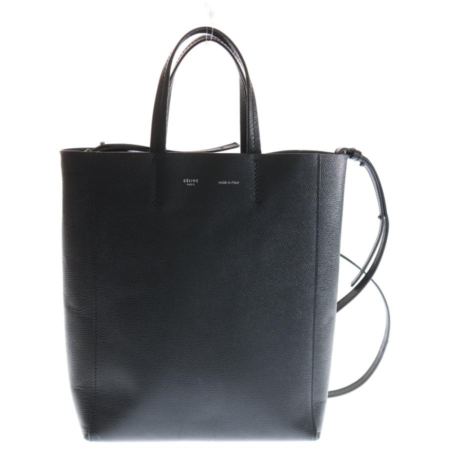 『美品』セリーヌ　トートバッグ　2WAY　バーティカルカバ　スモール　レザー CELINE（セリーヌ） バーティカル カバ スモール トートバッグ 2WAY
