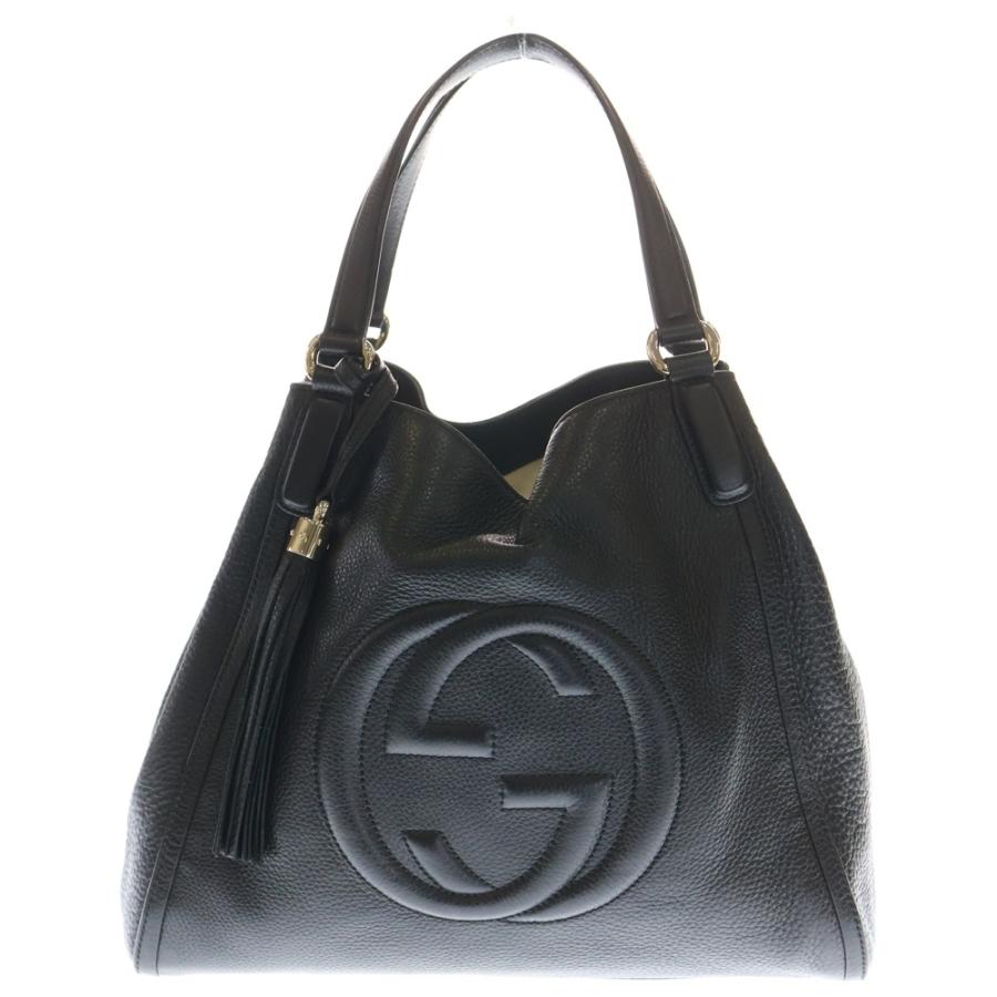 IMTSH GUCCI ハンドバッグ SOHOインターロッキング GUCCI - グッチ