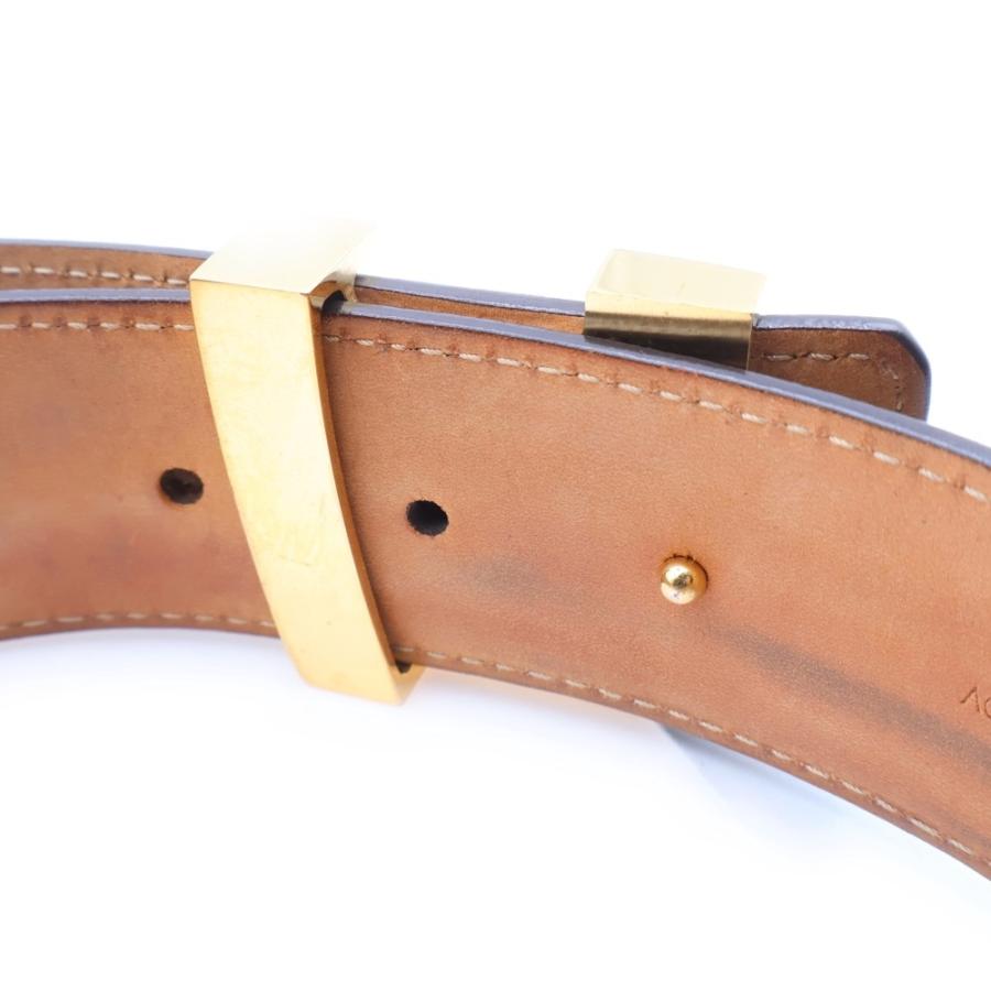 LOUIS VUITTON（ルイ・ヴィトン） モノグラム サンチュール ベルト ブラウン M9608 : BRING Yahoo!ショップ ...