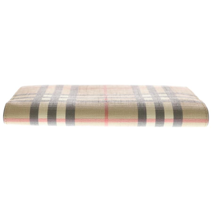 BURBERRY（バーバリー） ノバチェック 二つ折り長財布 PVCレザー