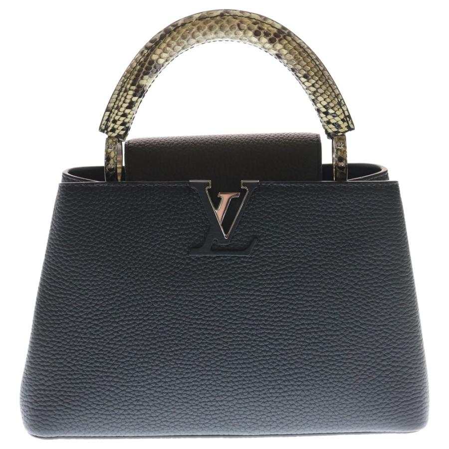 LOUIS VUITTON（ルイ・ヴィトン） カプシーヌBB ハンドバッグ パイソン