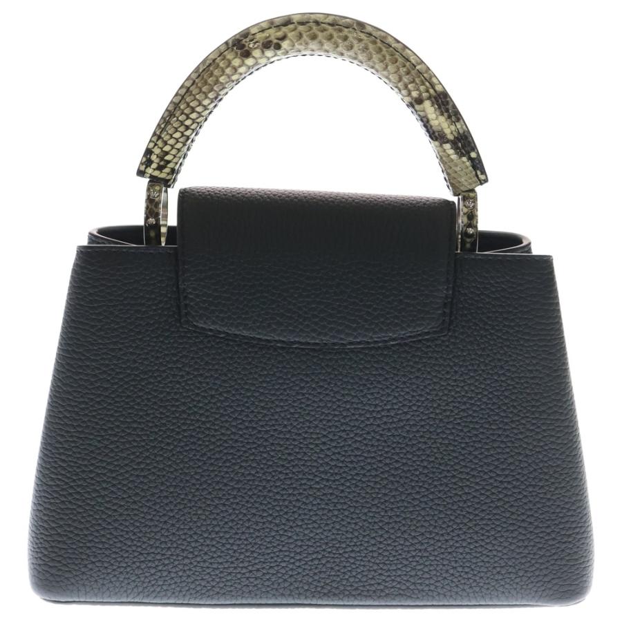 LOUIS VUITTON（ルイ・ヴィトン） カプシーヌBB ハンドバッグ パイソン