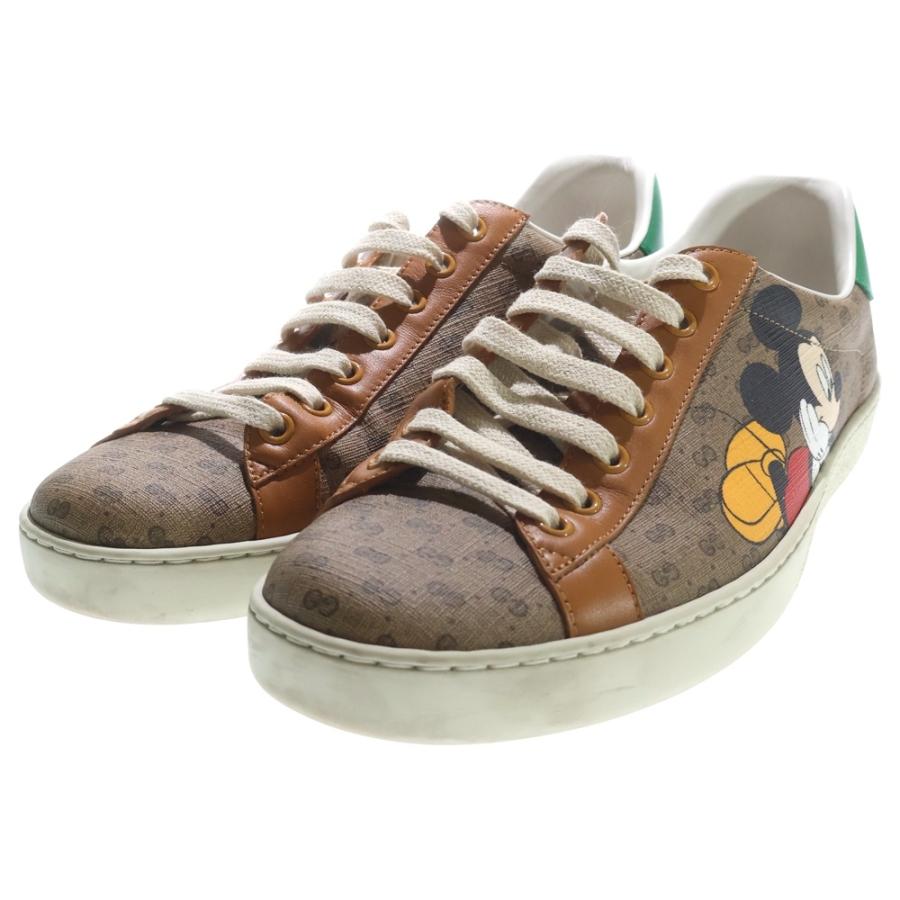 GUCCI（グッチ） ×ディズニー エース マイクロGG キャンバス ミッキー