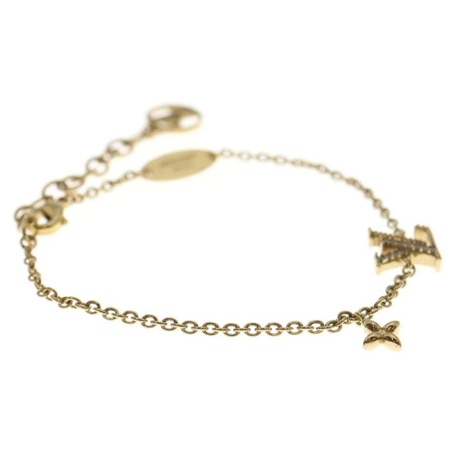 美品✨ルイヴィトン プティ ルイ ブレスレット ラインストーン LV ロゴ LOUIS VUITTON（ルイ・ヴィトン） LVアイコニック ロゴ ラインストーン