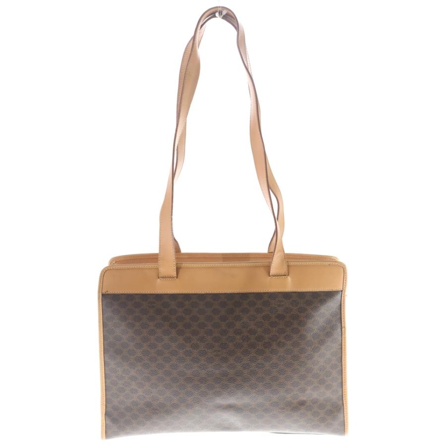 CELINE（セリーヌ） マカダム トートバッグ ハンドバッグ ブラウン