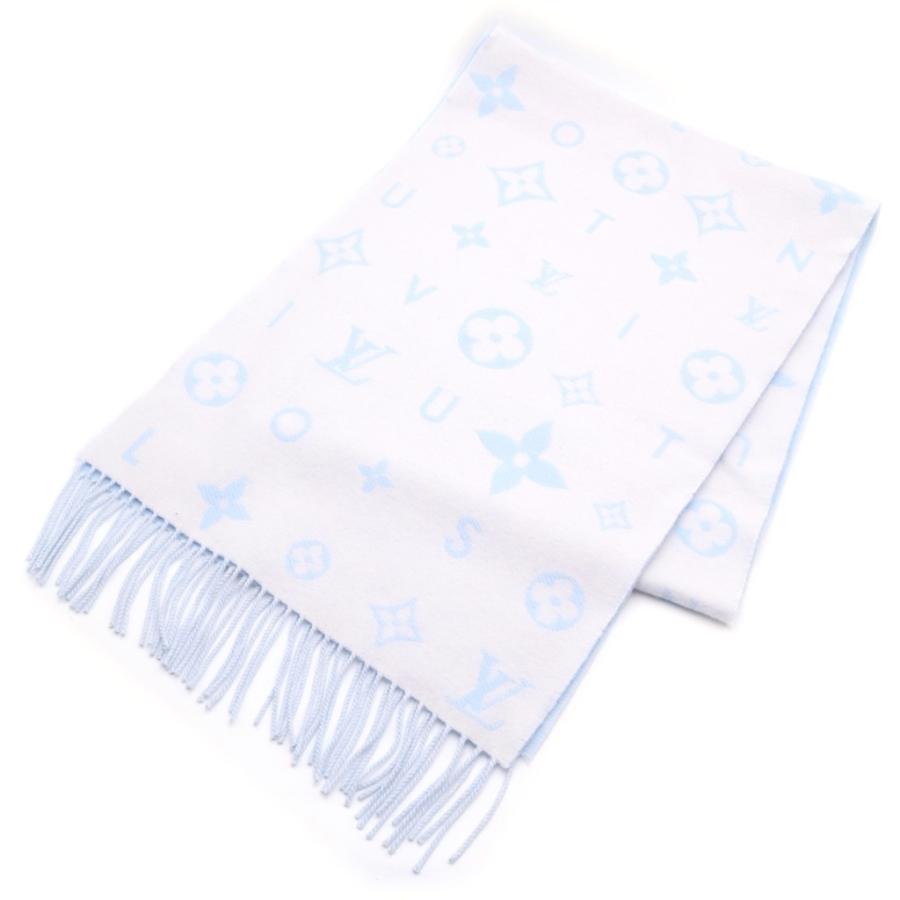 ルイヴィトン マフラー カシミヤ　レイキャビック ライトブルー LOUIS VUITTON（ルイ・ヴィトン） レイキャビック2.0 カシミヤ