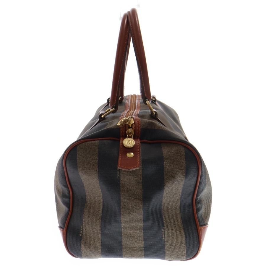 FENDI（フェンディ） ペカン柄 ハンドバッグ ベージュ×ブラック 
