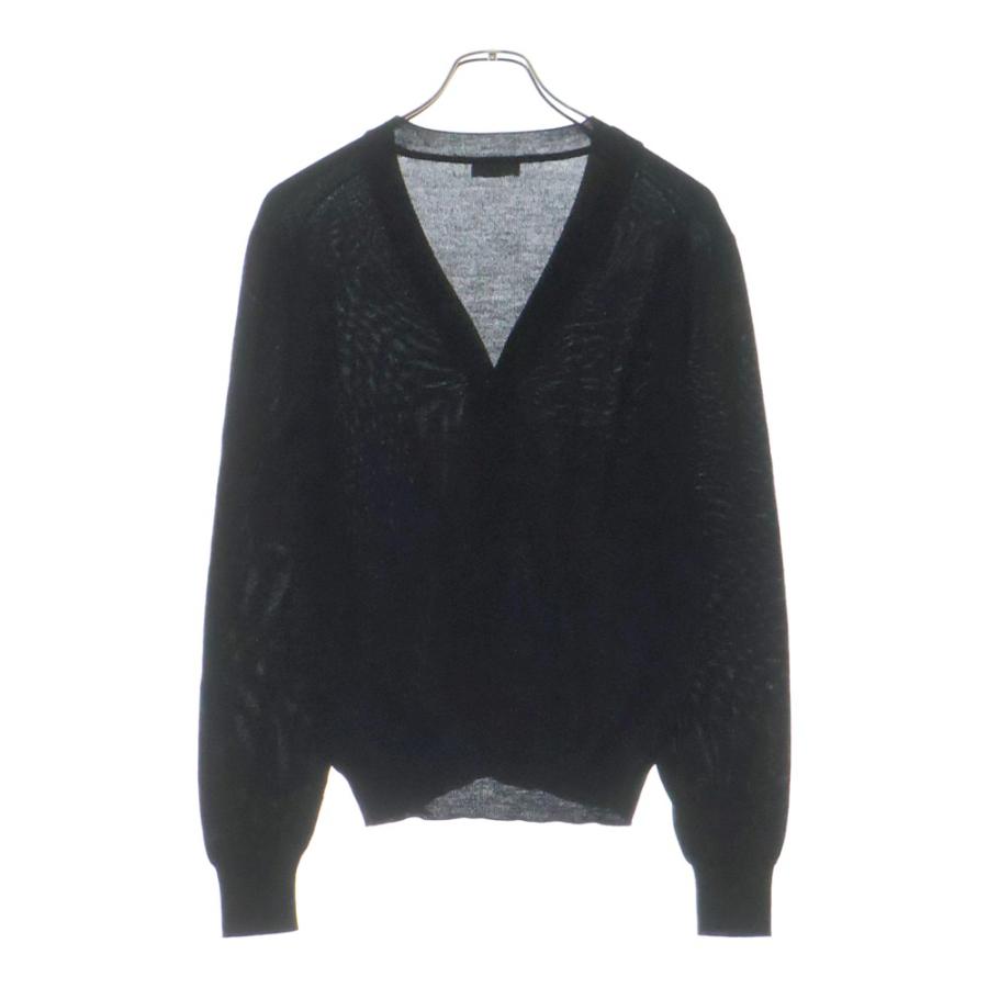 Dior Homme ディオールオム ビーズニット ブラック エディ期 S Dior HOMME ディオールオム デザイン ニット カーディガン クリス期