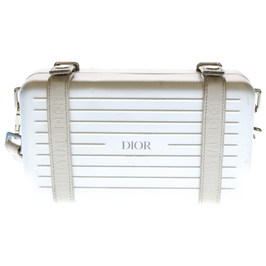 Christian Dior ホワイトクラッチバッグ Christian Dior（クリスチャン・ディオール） ディオール × リモワ