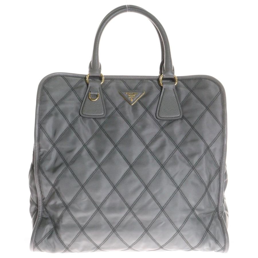 プラダ ショルダーバッグ TESSUTO IMPUNTU 美品 チェーン トライアングルロゴ シルバー金具 ブラック レディース PRADA 1BB072 プラダ ショルダーバッグ レディース TESSUTO IMPUNTURATO ブラック