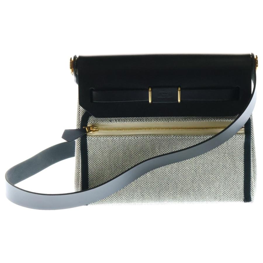 HERMES（エルメス） エールバッグジップ20 ミニ ノワール トワル