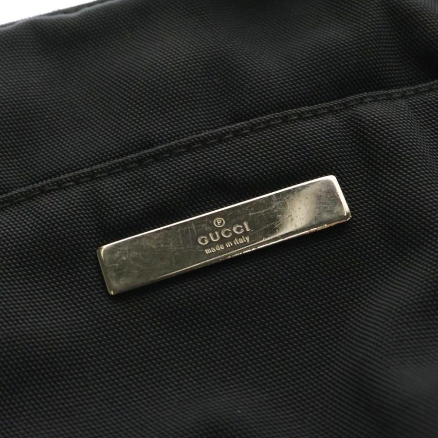 GUCCI グッチ トートバッグ ショルダーバッグ サコッシュ ブラック シルバー金具 ナイロン 0021043 GUCCI（グッチ） トートバッグ ショルダーバッグ サコッシュ ブラック