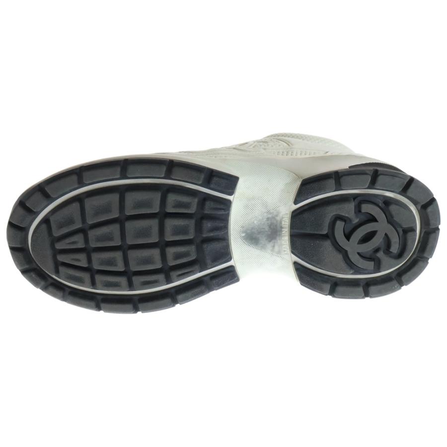 CHANEL（シャネル） ココマーク スウェードレザー メッシュ切り替え