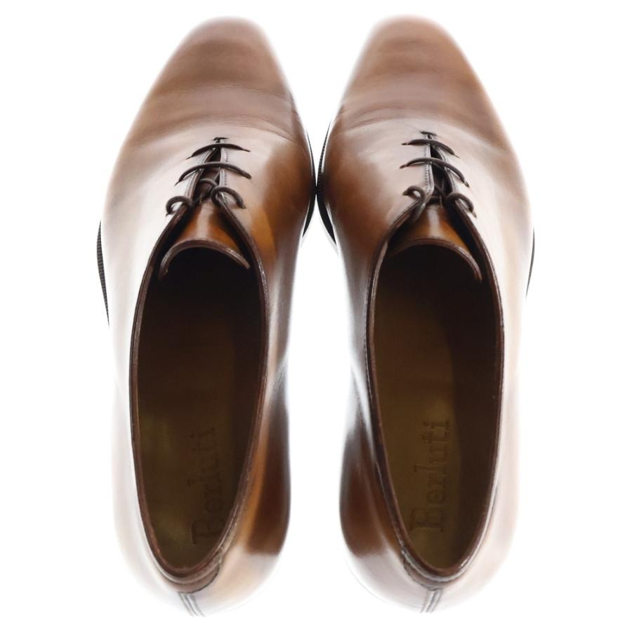 Berluti ベルルッティ アレッサンドロ ホールカット レースアップ ドレス ビジネスシューズ ブラウン_3