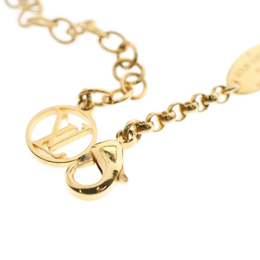 LOUIS VUITTON ルイヴィトン コリエ LVアイコニックインフィニティドット ネックレス ペンダント チェーン ゴールド GP M01079_4
