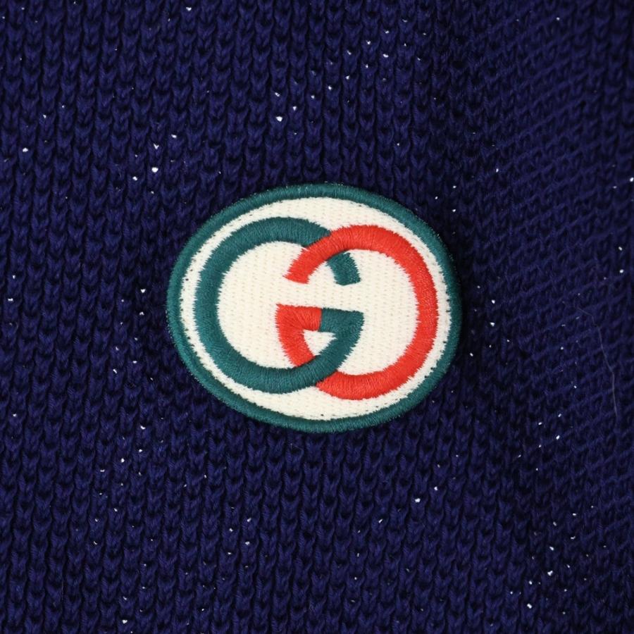 GUCCI（グッチ） インターロッキングG ロゴ刺繍 ウェブ シェリーライン