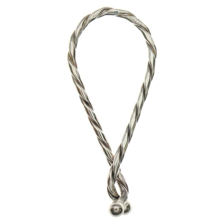 Tiffany & Co ティファニーツイストキーリング SV925 TIFFANY&Co ティファニー ツイスト キーリング キーホルダー シルバー