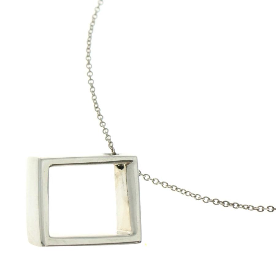 TIFFANY&Co ティファニー オープンスクエア ネックレス ペンダント