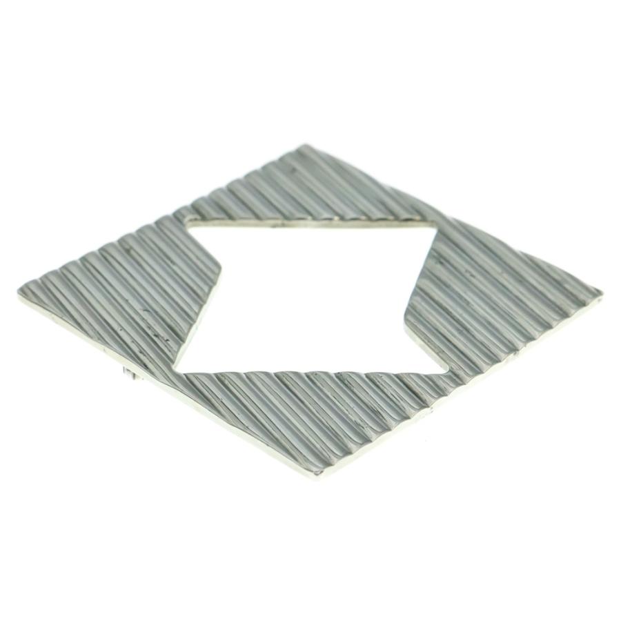 TIFFANY&Co ティファニー スクエア ブローチ ピンバッジ シルバー