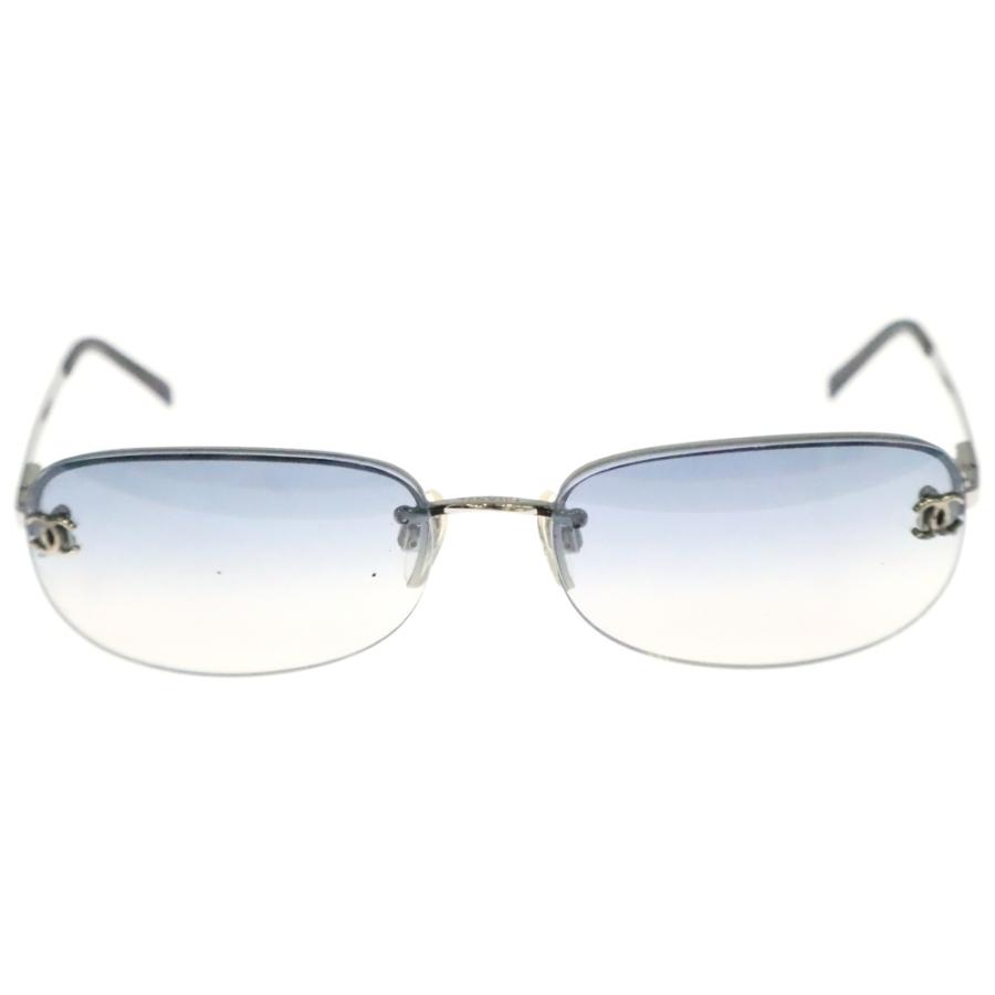 CHANEL（シャネル） ココマーク サングラス リムレス シルバーフレーム