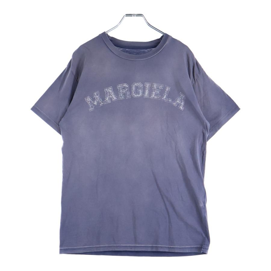 Maison Margiela 0 メゾンマルジェラ カレッジロゴ Tシャツ パープル