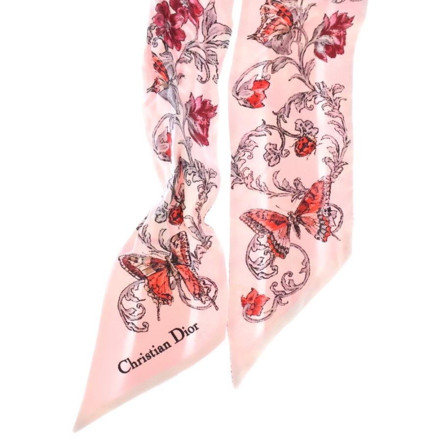 Christian Dior (クリスチャンディオール) ミッツァ 蝶柄 シルク