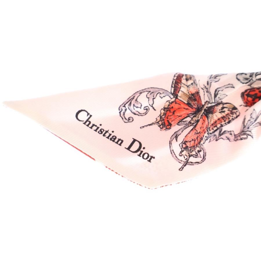 Christian Dior (クリスチャンディオール) ミッツァ 蝶柄 シルク