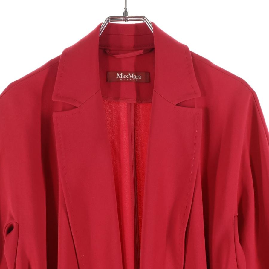 Max Mara（マックスマーラ） トリアセテート テーラードカラー ガウン  