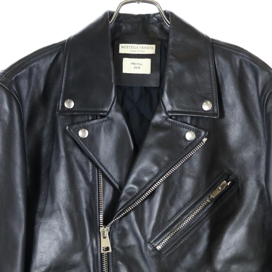 BOTTEGA VENETA（ボッテガ・ヴェネタ） 19AW カーフレザー 中綿 ダブル
