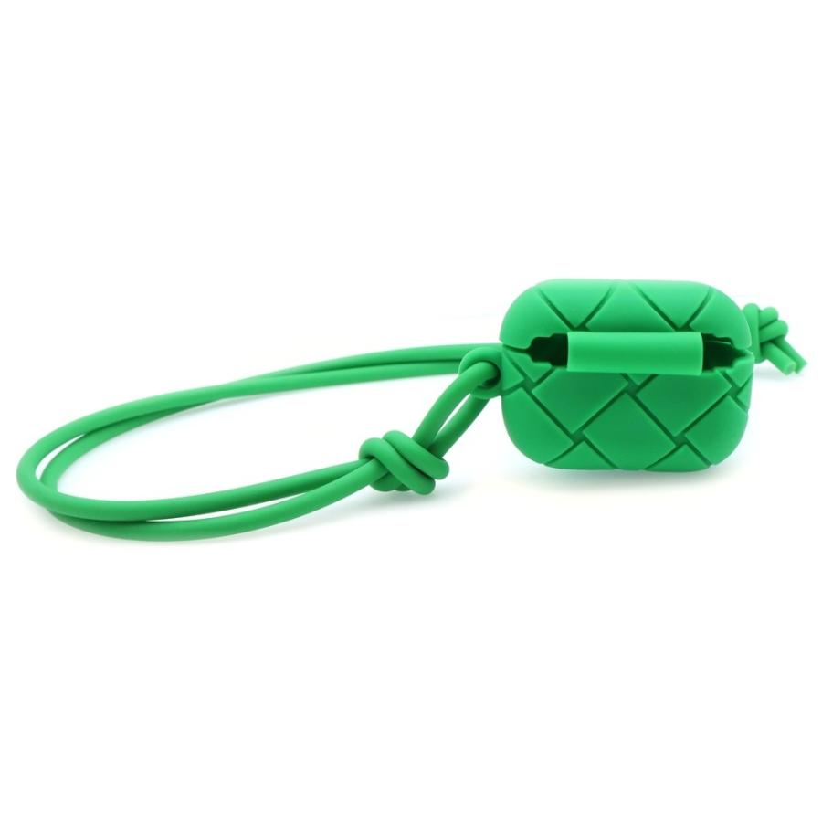プ*6様 BOTTEGA VENETA AirPodsグリーンシリコンケース 中古・古着通販】BOTTEGA VENETA (ボッテガベネタ) airPods proケース