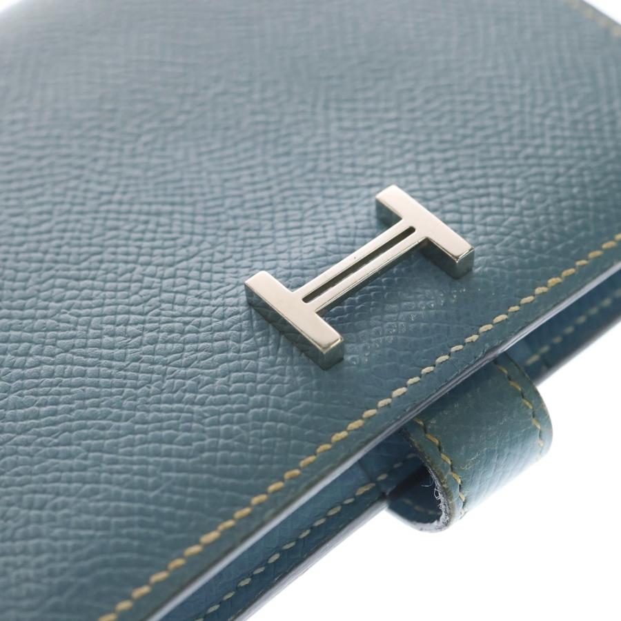 HERMES（エルメス） ベアンコンパクト ブルージーン エプソン