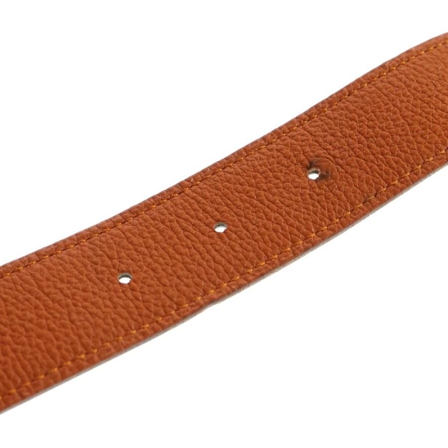 HERMES（エルメス） ベルト エブリン オレンジ×ブラック トリヨン