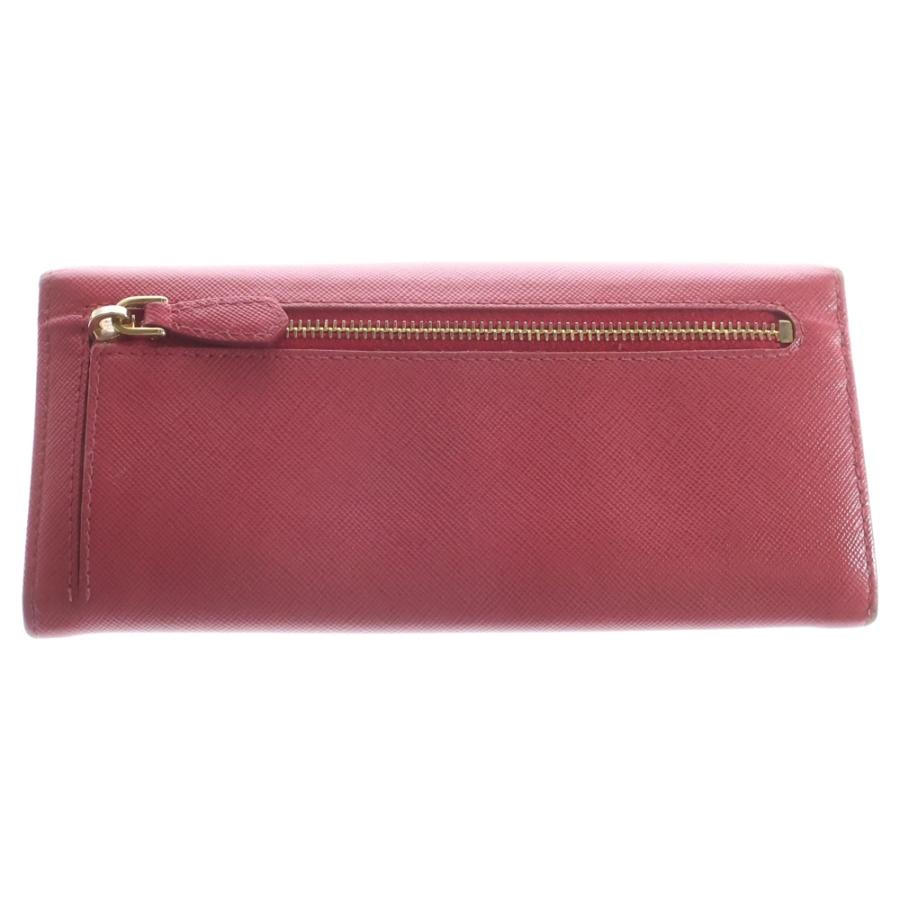 PRADA プラダ リボン 長財布 ロングウォレット 長財布 ピンク レザー ゴールド金具 PRADA（プラダ） リボン 長財布 ロングウォレット 長財布 ピンク