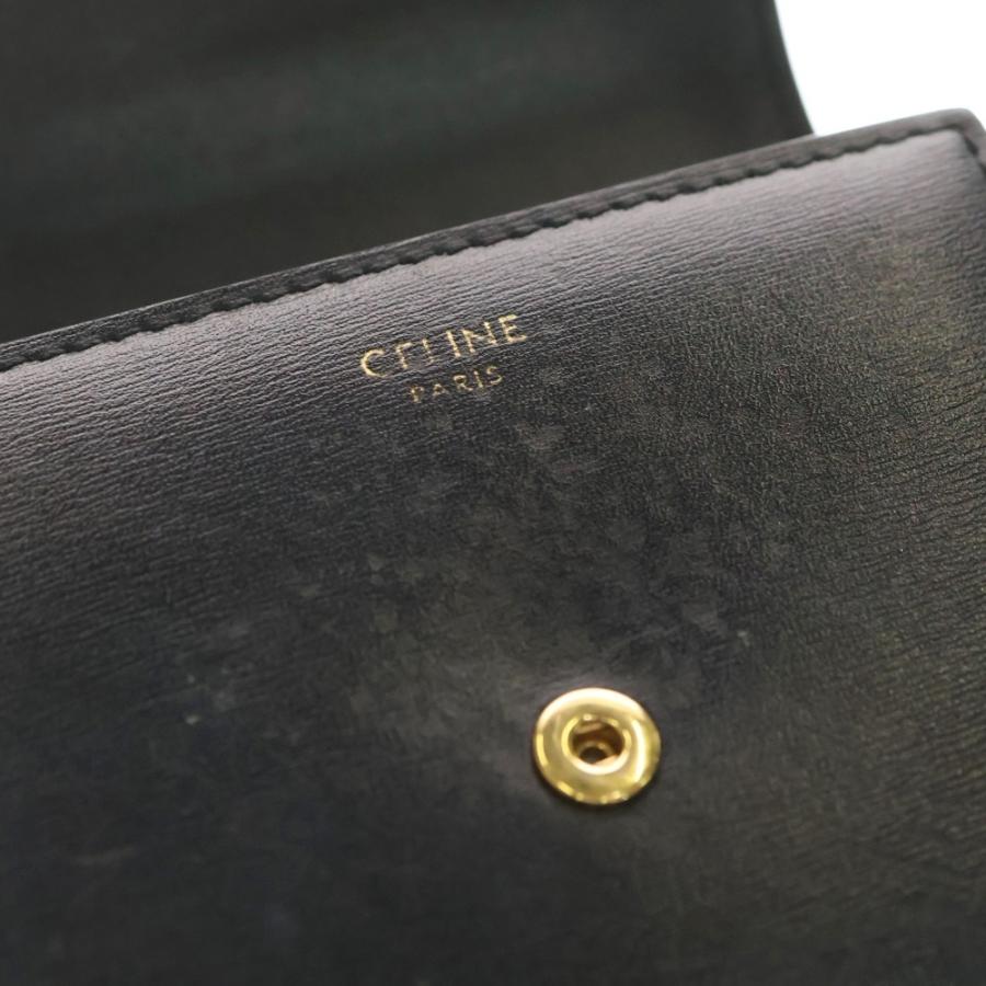 CELINE（セリーヌ） トリオンフ スモールフラップウォレット 三つ折り