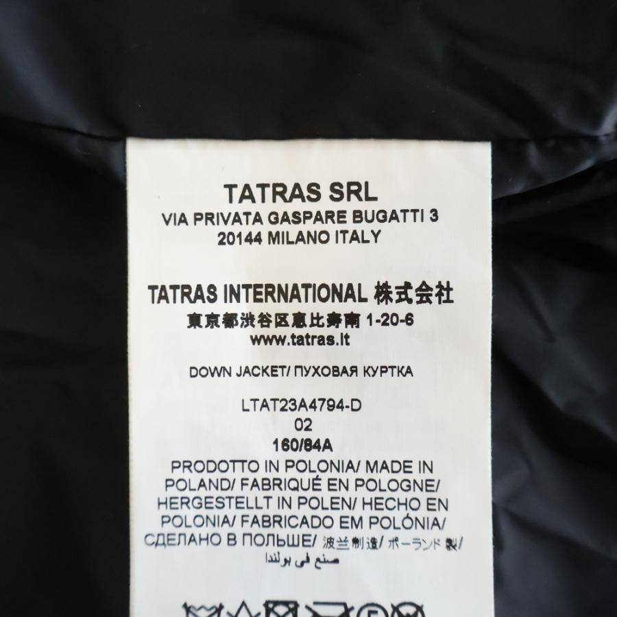 TATRAS タトラス SARMA サルマ ラクーンファー ダウンコート ブラック ナイロン×ダウン×フェザー #2 LTAT23A4794-Dの画像