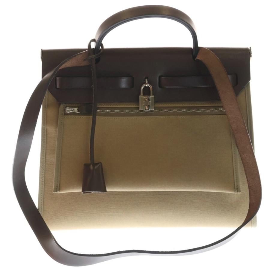 エルメス エールバッグ ジップ ショルダー ブラウン Nランクhe57484gg HERMES（エルメス） （新品・未使用品）HERMES エールバッグジップ 20