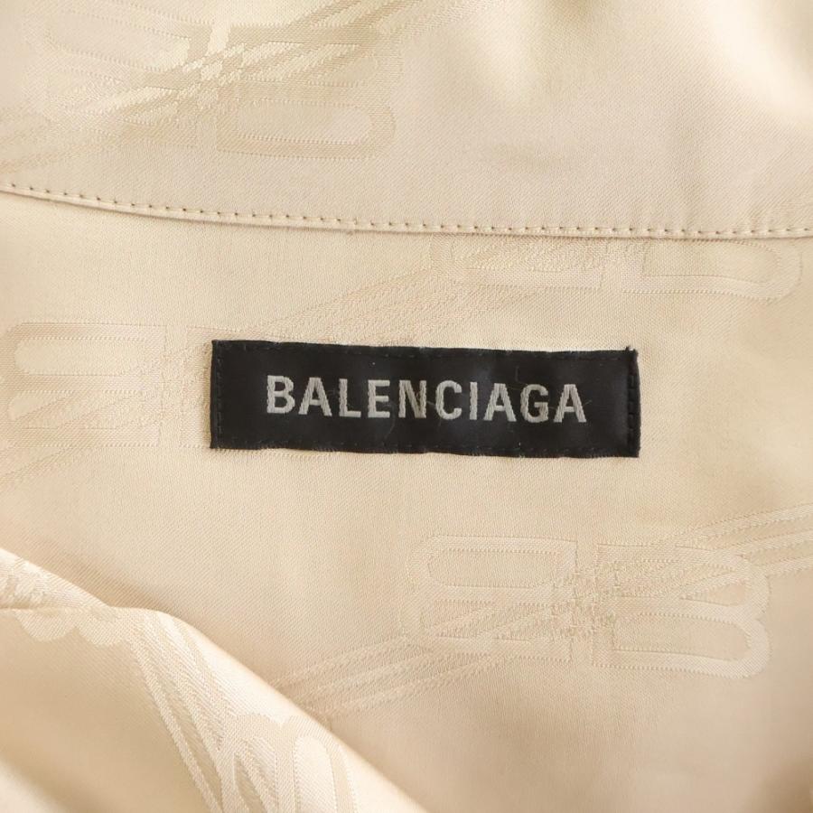 BALENCIAGA（バレンシアガ） Minimal BB Logo Shirts ロゴ総柄 長袖