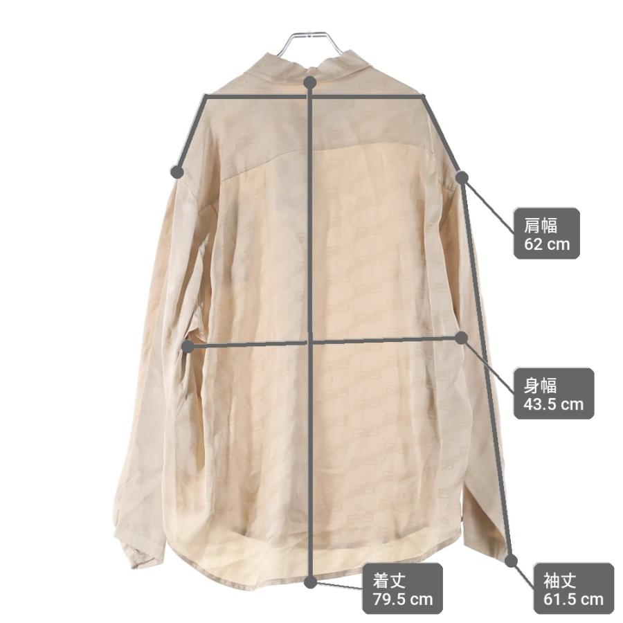 BALENCIAGA（バレンシアガ） Minimal BB Logo Shirts ロゴ総柄 長袖 