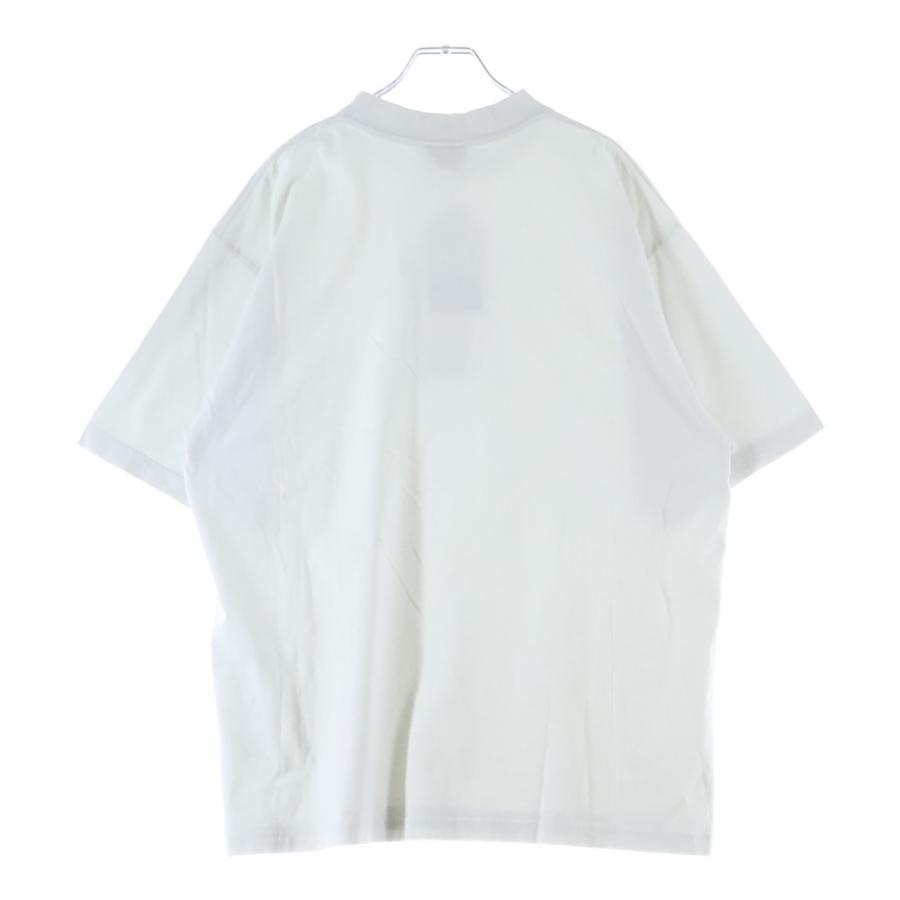 【新品同様】BALENCIAGA バレンシアガ Tシャツ 2024年製 シグネチャー ロゴ リフレクタープリント クルーネック ビッグシルエット ショートスリーブ 半袖 トップス メンズ レディース ユニセックス サイズ L セメントグレー ポルトガル製 Supsale｜スーパーコピーブランド通販専門店 | バッグ・時計・服（代金