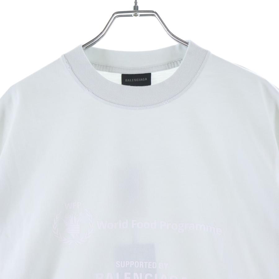 BALENCIAGA（バレンシアガ） WFPロゴプリント オーバーサイズ クルー