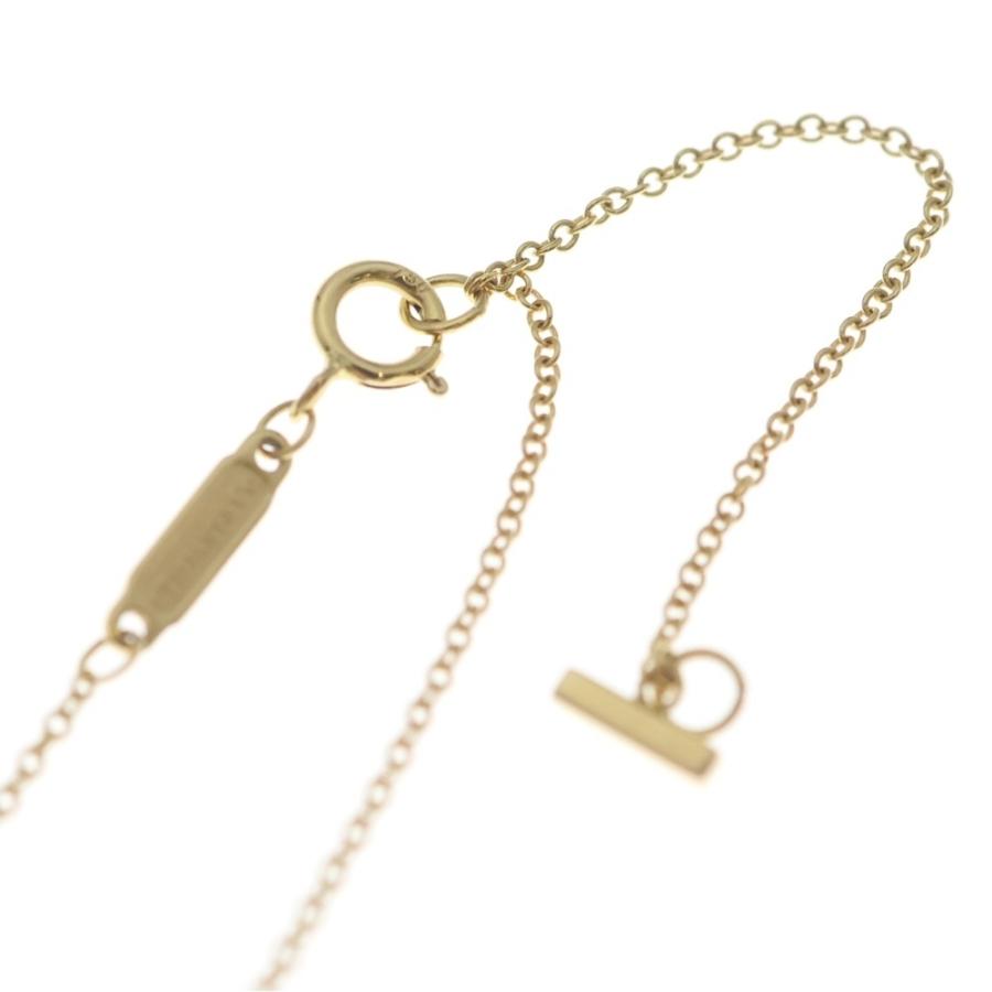 TIFFANY & Co. ティファニー Tスマイル ミニ ネックレス ペンダント チェーン ゴールド Au750YG 2.3g