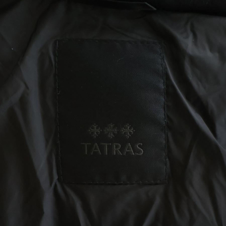 TATRAS タトラス AGORDO アゴルド ウール フーデッド ダウンジャケット ブラック MTKE21A4148の画像