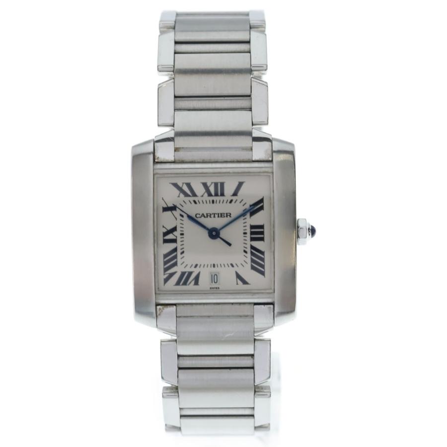 Cartier（カルティエ） タンクフランセーズLM 白文字盤 SS/AT