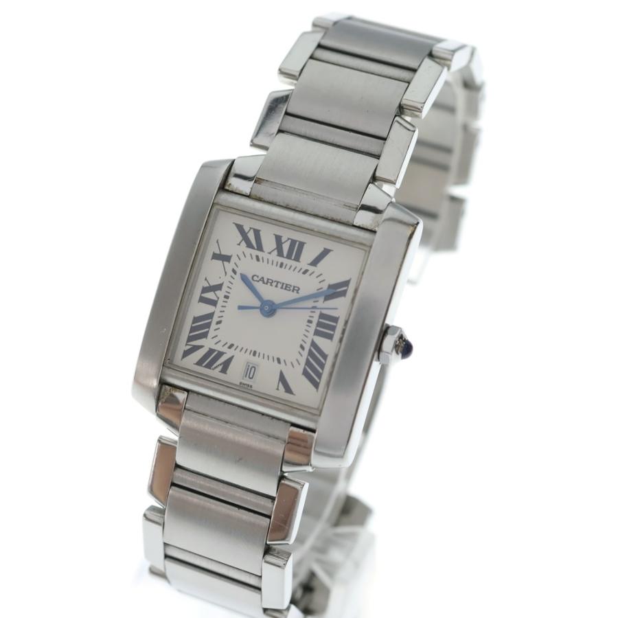 Cartier（カルティエ） タンクフランセーズLM 白文字盤 SS/AT