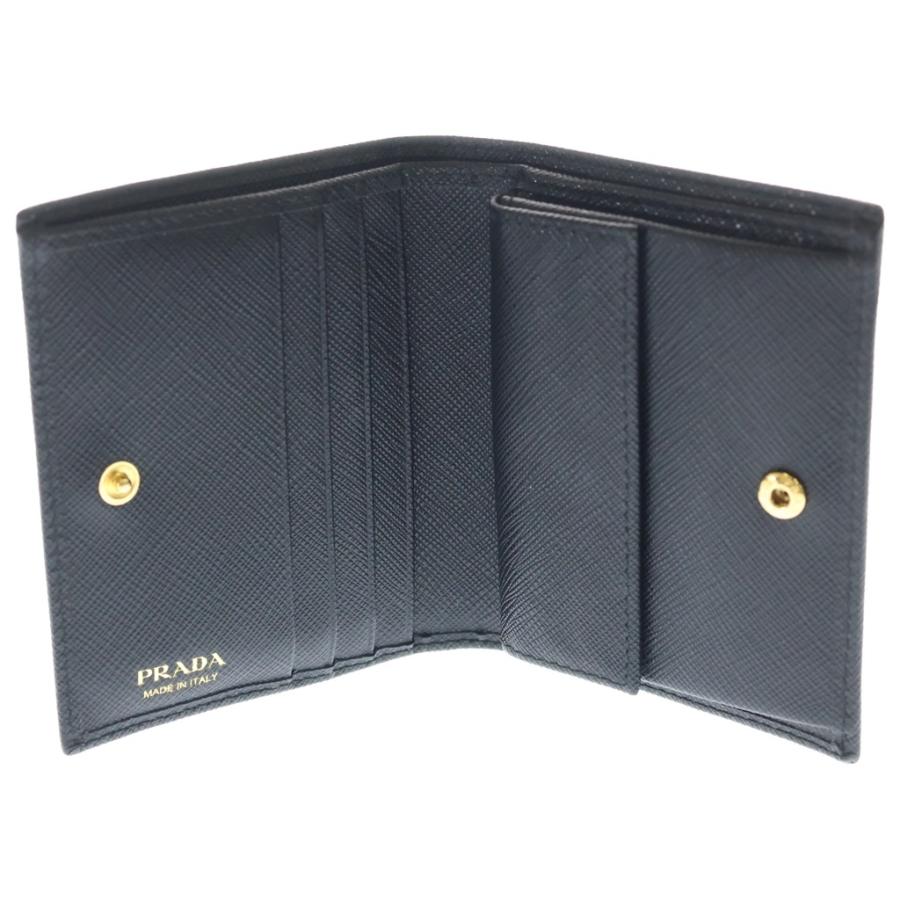 PRADA（プラダ） サフィアーノ トライアングルロゴ 二つ折り財布 二
