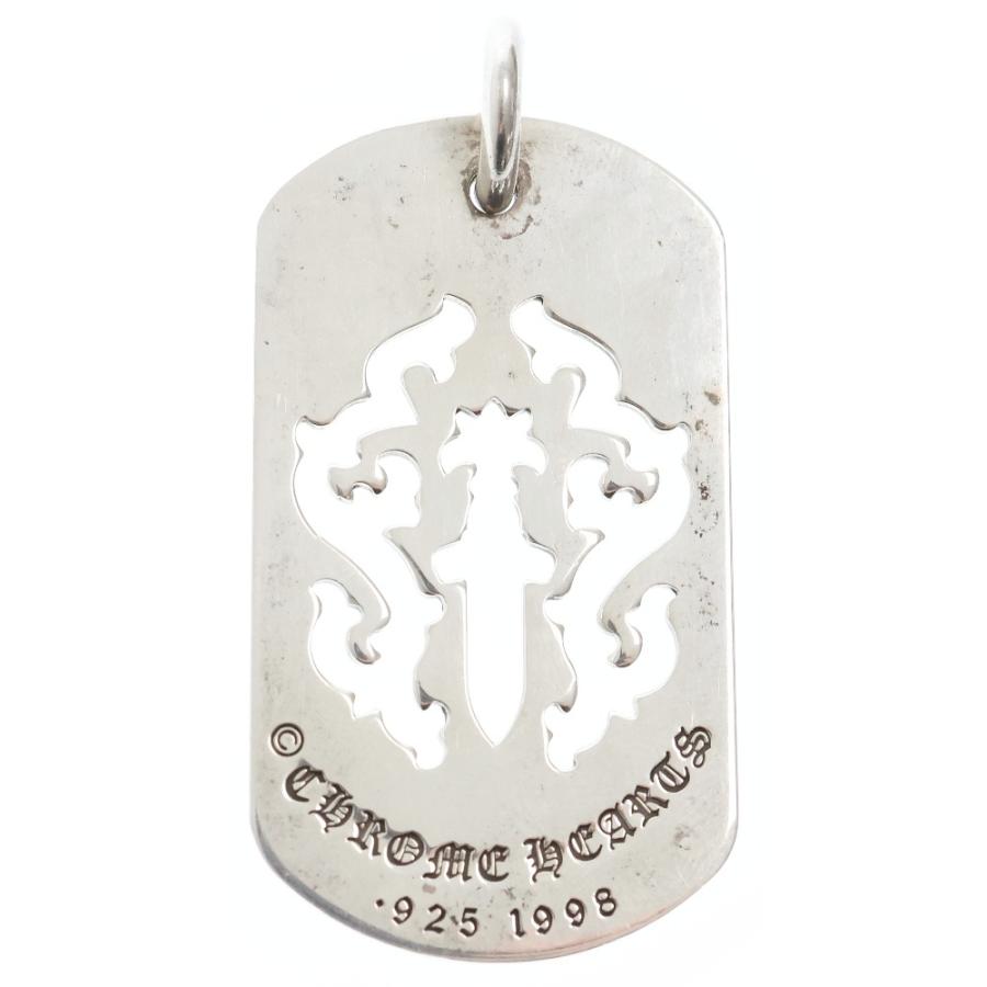 CHROME HEARTS クロムハーツ ヴァインダガー カットアウト ドッグタグ 