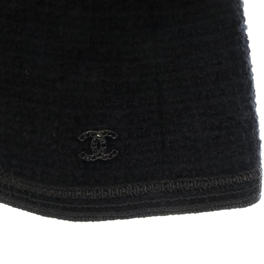 CHANEL（シャネル） ツイード ジャケット ブラック ウール #38 P18921