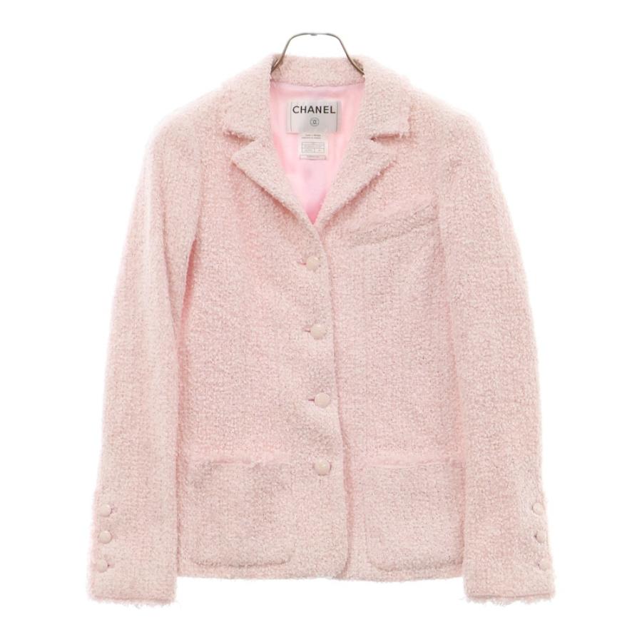 CHANEL（シャネル） ツイード ジャケット ピンク #36 ココボタン